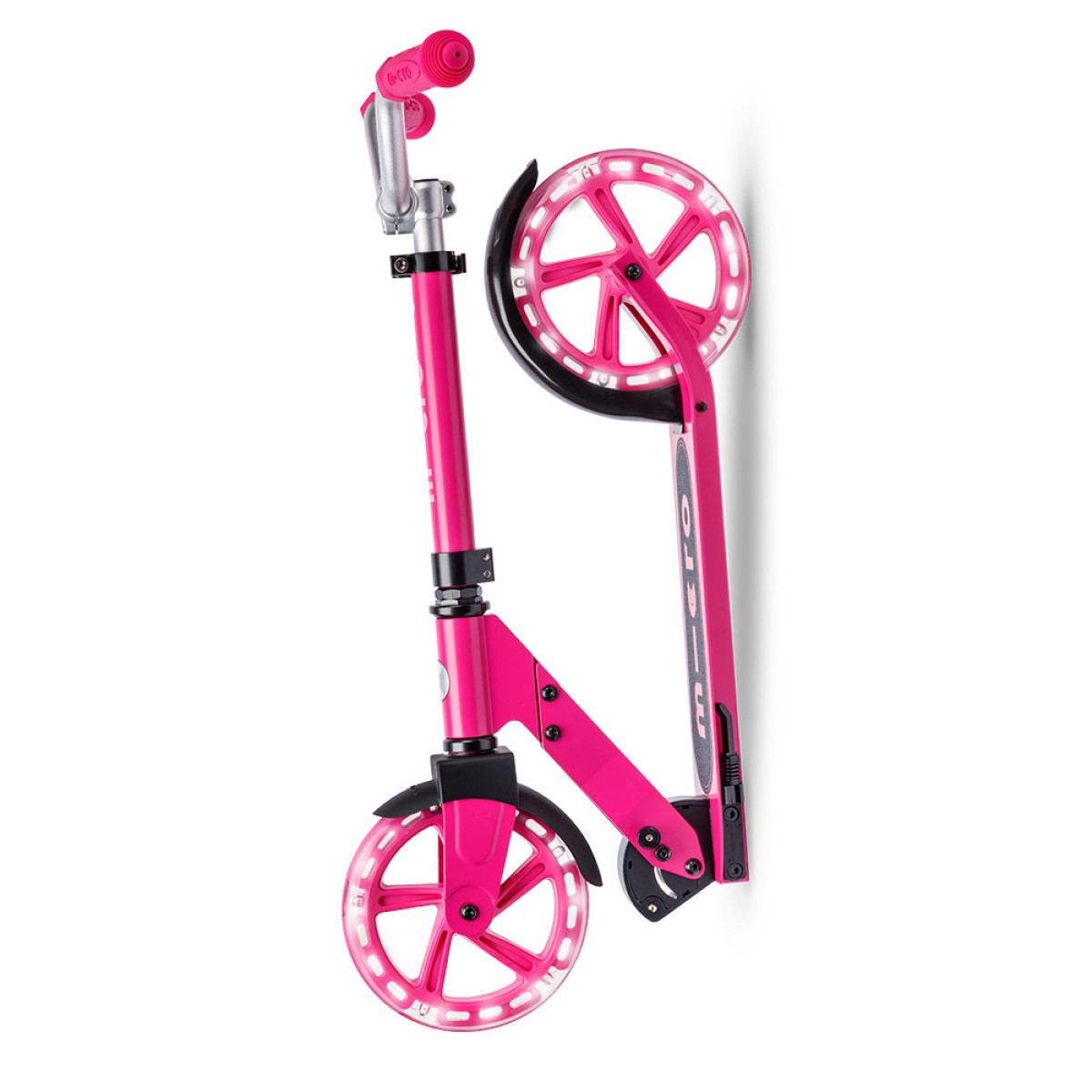 Micro Cruiser LED Scooter | Berry Red | Velonova ®